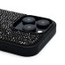 Чехол-накладка для Apple iPhone 16 Pro кристальный водопад (титановый черный) - PC095 POSH SHINE