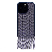 Чехол-накладка для Apple iPhone 16 Pro кристальный водопад (титановый синий) - PC095 POSH SHINE