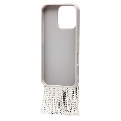 Чехол-накладка для Apple iPhone 16 Pro кристальный водопад (титановый белый) - PC095 POSH SHINE