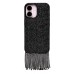 Чехол-накладка для Apple iPhone 16 кристальный водопад (титановый черный) - PC095 POSH SHINE