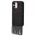 Чехол-накладка для Apple iPhone 16 кристальный водопад (титановый черный) - PC095 POSH SHINE