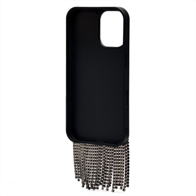 Чехол-накладка для Apple iPhone 16 кристальный водопад (титановый черный) - PC095 POSH SHINE