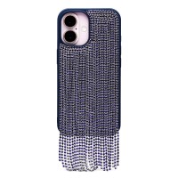 Чехол-накладка для Apple iPhone 16 кристальный водопад (титановый синий) - PC095 POSH SHINE