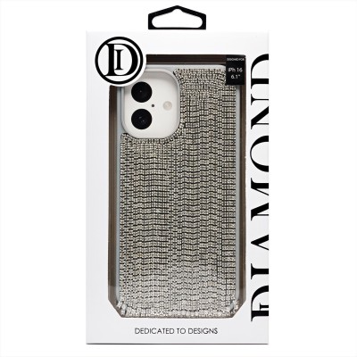 Чехол-накладка для Apple iPhone 16 кристальный водопад (титановый белый) - PC095 POSH SHINE