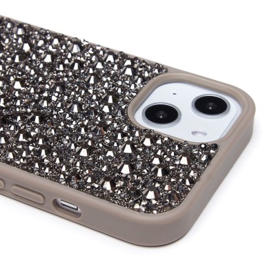 Чехол-накладка для Apple iPhone 14 капли дождя (титановый серый) - PC096 POSH SHINE