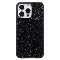 Чехол-накладка для Apple iPhone 15 Pro Max капли дождя (титановый черный) - PC096 POSH SHINE
