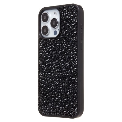 Чехол-накладка для Apple iPhone 15 Pro Max капли дождя (титановый черный) - PC096 POSH SHINE