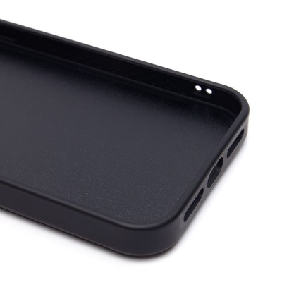 Чехол-накладка для Apple iPhone 15 Pro Max капли дождя (титановый черный) - PC096 POSH SHINE