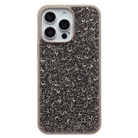 Чехол-накладка для Apple iPhone 15 Pro Max капли дождя (титановый серый) - PC096 POSH SHINE
