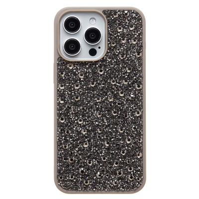 Чехол-накладка для Apple iPhone 15 Pro Max капли дождя (титановый серый) - PC096 POSH SHINE