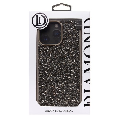 Чехол-накладка для Apple iPhone 15 Pro Max капли дождя (титановый серый) - PC096 POSH SHINE