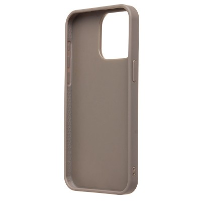 Чехол-накладка для Apple iPhone 15 Pro Max капли дождя (титановый серый) - PC096 POSH SHINE