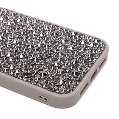 Чехол-накладка для Apple iPhone 15 Pro Max капли дождя (титановый серый) - PC096 POSH SHINE