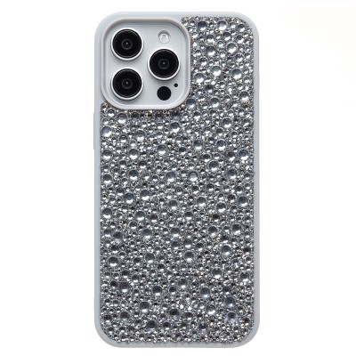 Чехол-накладка для Apple iPhone 15 Pro Max капли дождя (белый) - PC096 POSH SHINE