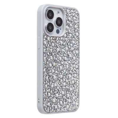 Чехол-накладка для Apple iPhone 15 Pro Max капли дождя (белый) - PC096 POSH SHINE