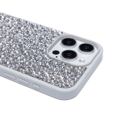 Чехол-накладка для Apple iPhone 15 Pro Max капли дождя (белый) - PC096 POSH SHINE