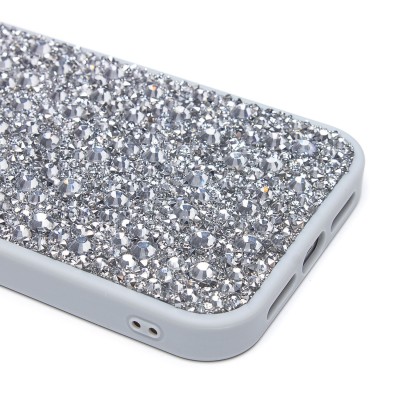 Чехол-накладка для Apple iPhone 15 Pro Max капли дождя (белый) - PC096 POSH SHINE