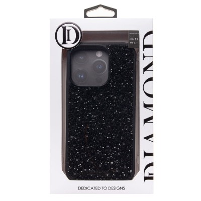 Чехол-накладка для Apple iPhone 15 Pro капли дождя (титановый черный) - PC096 POSH SHINE