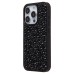 Чехол-накладка для Apple iPhone 15 Pro капли дождя (титановый черный) - PC096 POSH SHINE
