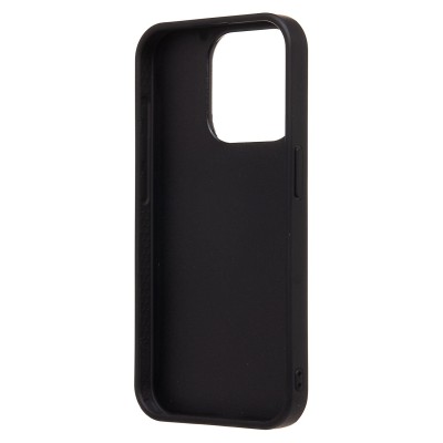 Чехол-накладка для Apple iPhone 15 Pro капли дождя (титановый черный) - PC096 POSH SHINE