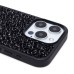 Чехол-накладка для Apple iPhone 15 Pro капли дождя (титановый черный) - PC096 POSH SHINE