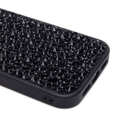 Чехол-накладка для Apple iPhone 15 Pro капли дождя (титановый черный) - PC096 POSH SHINE