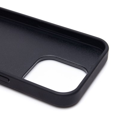 Чехол-накладка для Apple iPhone 15 Pro капли дождя (титановый черный) - PC096 POSH SHINE