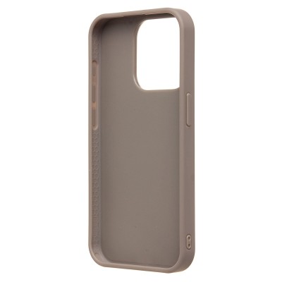Чехол-накладка для Apple iPhone 15 Pro капли дождя (титановый серый) - PC096 POSH SHINE
