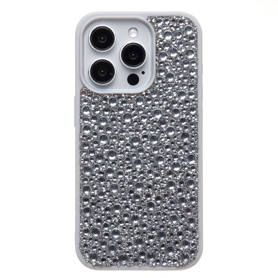 Чехол-накладка для Apple iPhone 15 Pro капли дождя (белый) - PC096 POSH SHINE