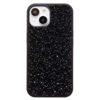 Чехол-накладка для Apple iPhone 15 капли дождя (титановый черный) - PC096 POSH SHINE
