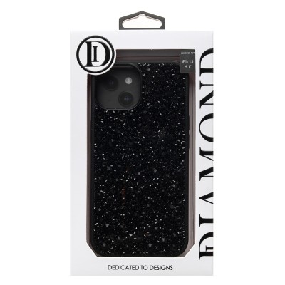 Чехол-накладка для Apple iPhone 15 капли дождя (титановый черный) - PC096 POSH SHINE