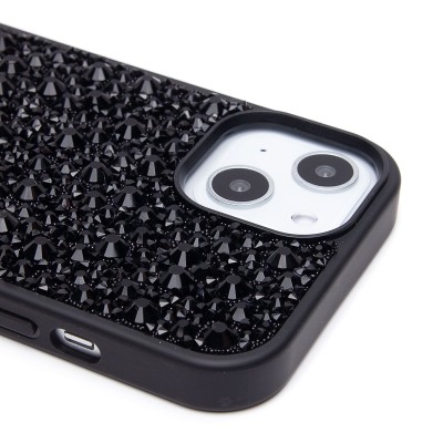 Чехол-накладка для Apple iPhone 15 капли дождя (титановый черный) - PC096 POSH SHINE