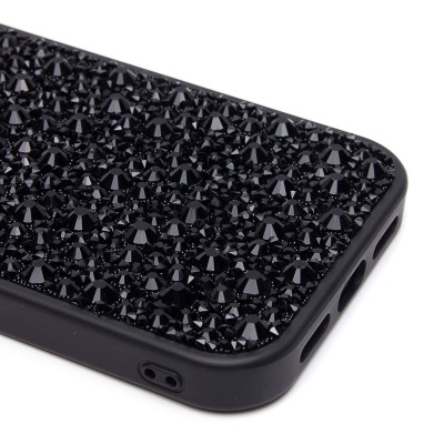 Чехол-накладка для Apple iPhone 15 капли дождя (титановый черный) - PC096 POSH SHINE