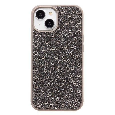 Чехол-накладка для Apple iPhone 15 капли дождя (титановый серый) - PC096 POSH SHINE