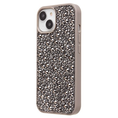 Чехол-накладка для Apple iPhone 15 капли дождя (титановый серый) - PC096 POSH SHINE