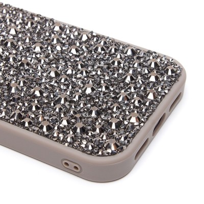 Чехол-накладка для Apple iPhone 15 капли дождя (титановый серый) - PC096 POSH SHINE