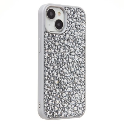 Чехол-накладка для Apple iPhone 15 капли дождя (белый) - PC096 POSH SHINE