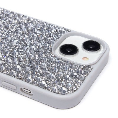 Чехол-накладка для Apple iPhone 15 капли дождя (белый) - PC096 POSH SHINE