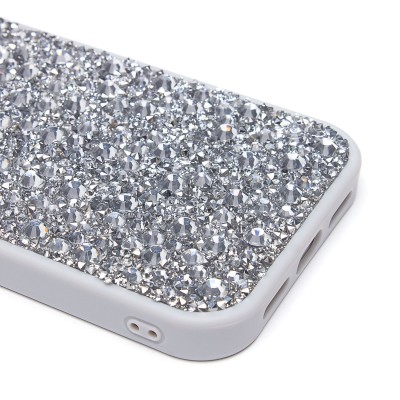 Чехол-накладка для Apple iPhone 15 капли дождя (белый) - PC096 POSH SHINE