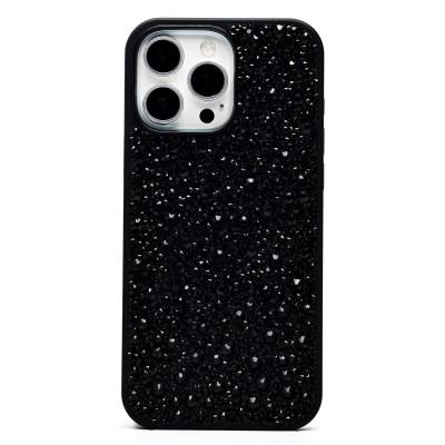 Чехол-накладка для Apple iPhone 16 Pro Max капли дождя (титановый черный) - PC096 POSH SHINE