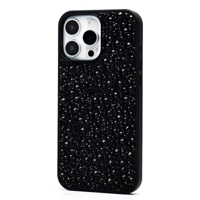 Чехол-накладка для Apple iPhone 16 Pro Max капли дождя (титановый черный) - PC096 POSH SHINE
