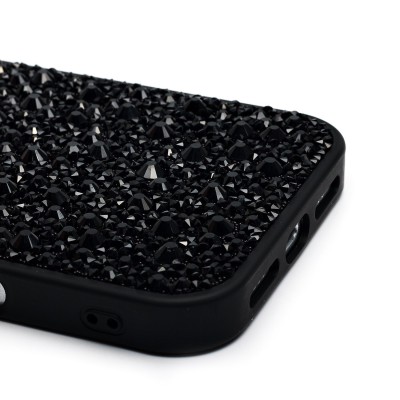 Чехол-накладка для Apple iPhone 16 Pro Max капли дождя (титановый черный) - PC096 POSH SHINE
