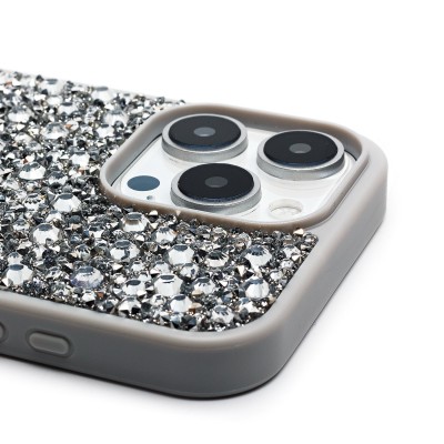 Чехол-накладка для Apple iPhone 16 Pro Max капли дождя (белый) - PC096 POSH SHINE