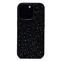 Чехол-накладка для Apple iPhone 16 Pro капли дождя (титановый черный) - PC096 POSH SHINE