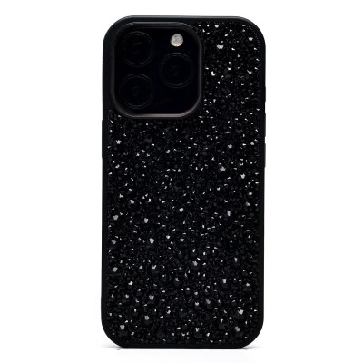 Чехол-накладка для Apple iPhone 16 Pro капли дождя (титановый черный) - PC096 POSH SHINE