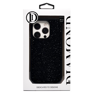 Чехол-накладка для Apple iPhone 16 Pro капли дождя (титановый черный) - PC096 POSH SHINE