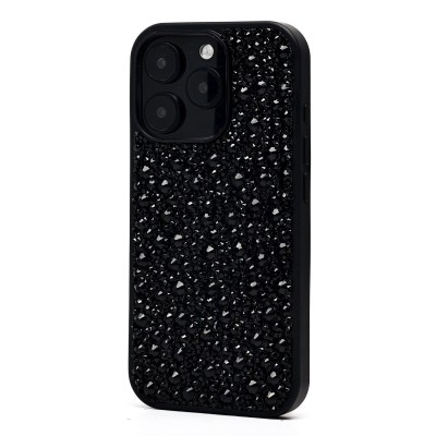 Чехол-накладка для Apple iPhone 16 Pro капли дождя (титановый черный) - PC096 POSH SHINE