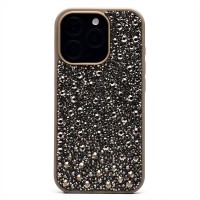 Чехол-накладка для Apple iPhone 16 Pro капли дождя (титановый серый) - PC096 POSH SHINE