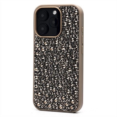 Чехол-накладка для Apple iPhone 16 Pro капли дождя (титановый серый) - PC096 POSH SHINE