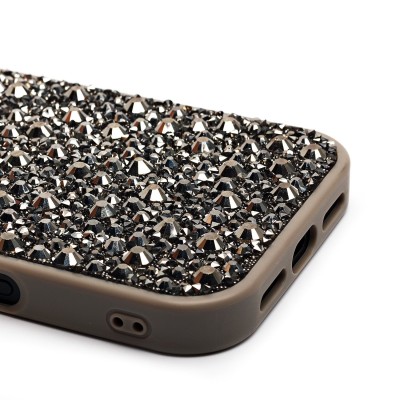 Чехол-накладка для Apple iPhone 16 Pro капли дождя (титановый серый) - PC096 POSH SHINE